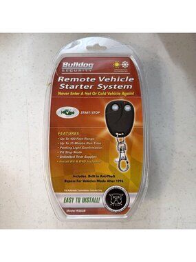 Bulldog Security Remote Vehicle Starter System (RS82) New Sealed